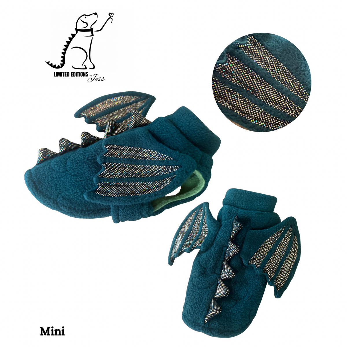 .Mini Limited Edition Dragon Sparkle Coat (ONLY 1 AVAILABLE)