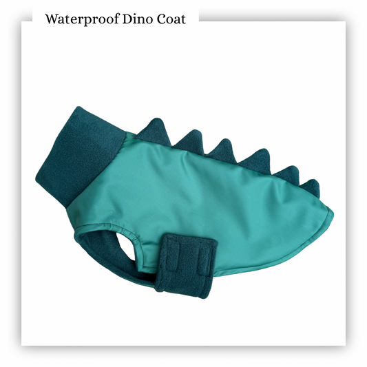 Waterproof Dino coat Bottle Green