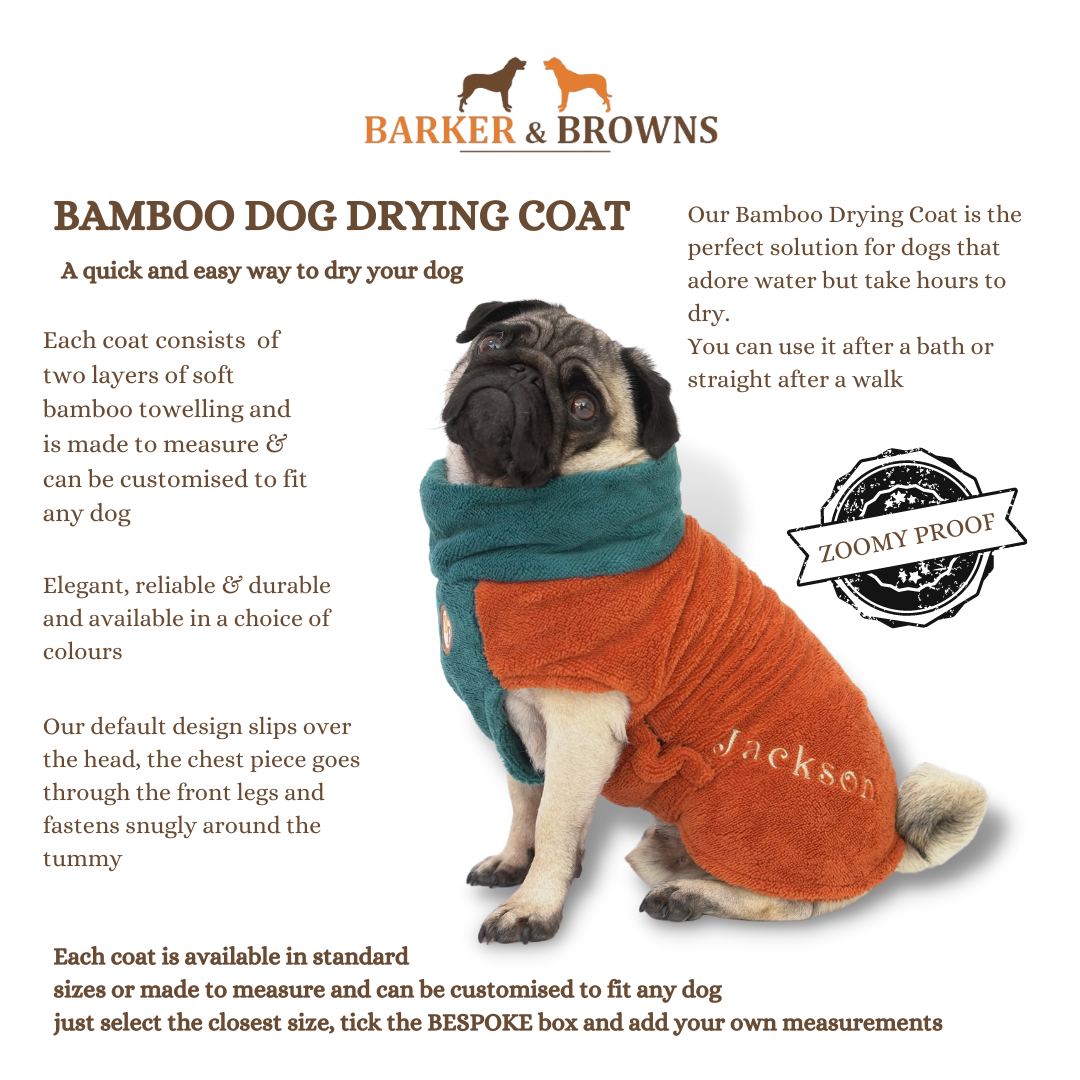 Bamboo Dog Drying Coat