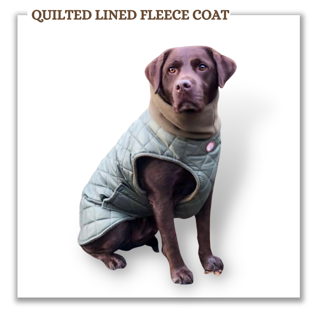 Quilted Fleece Lined Coat