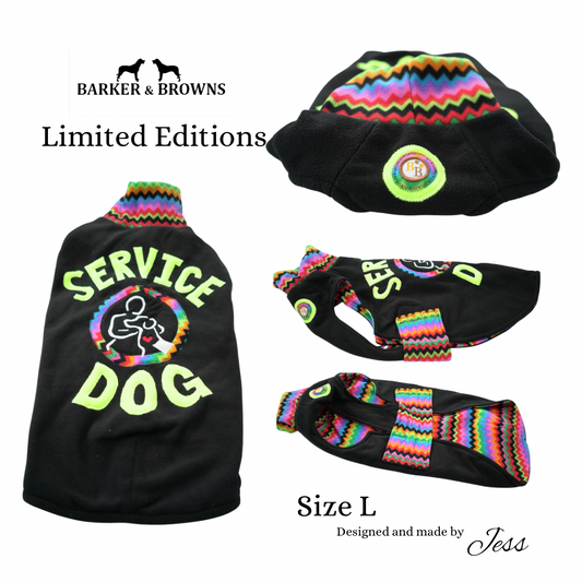 Large  Limited Edition Service Dog Coat  (ONLY 1 AVAILABLE)