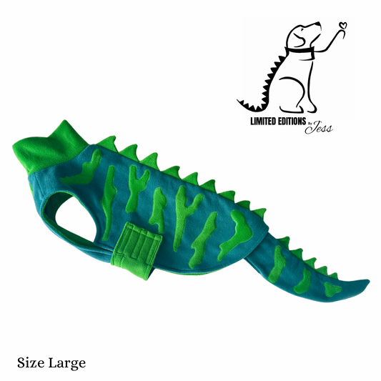 Large Limited Edition Dino Coat with detachable tail (ONLY 1 AVAILABLE)