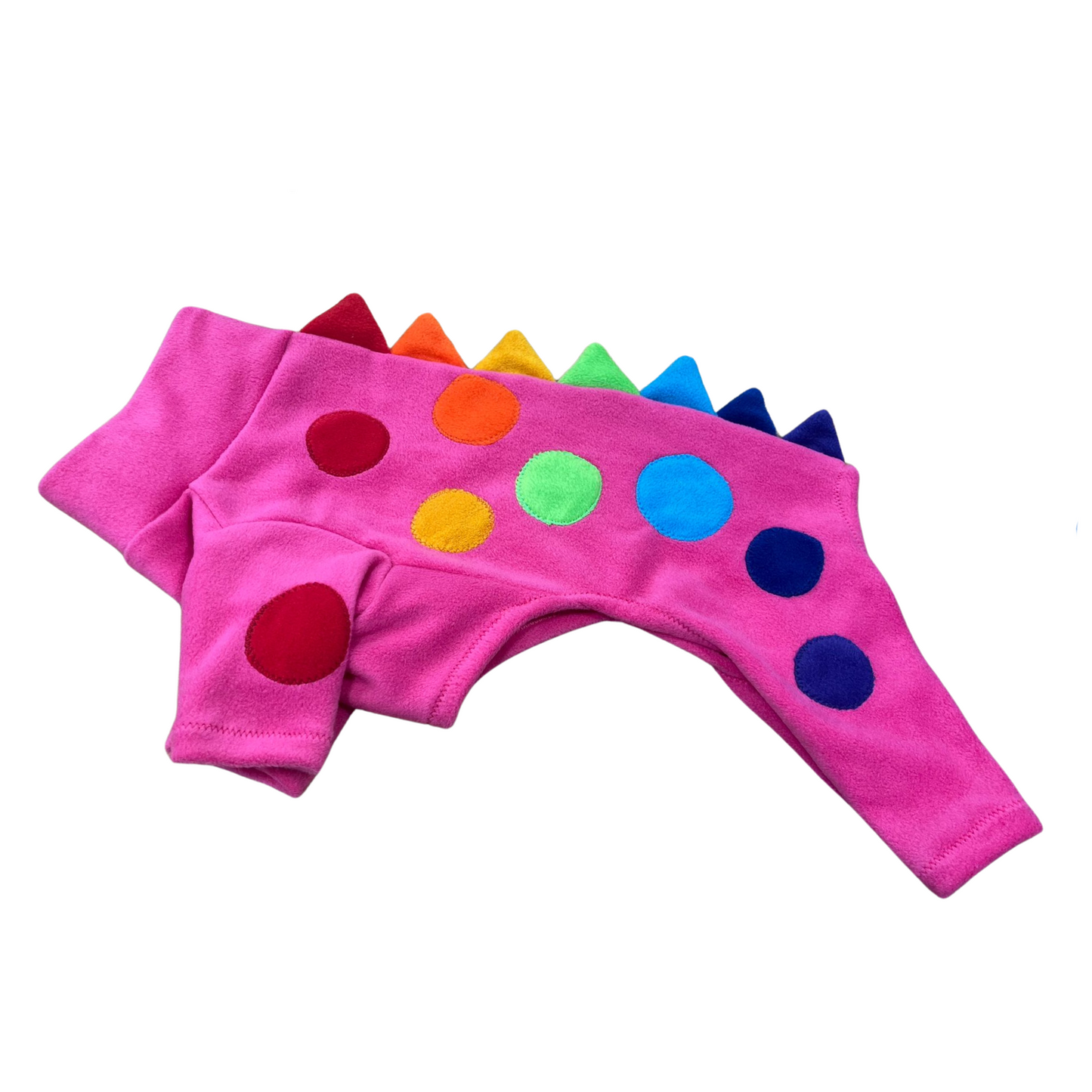 Cerise Rainbow jumper with Rainbow Spikes (various sizes)