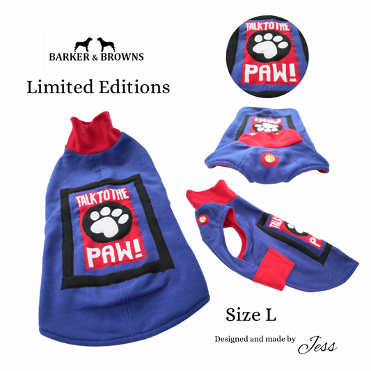 Large Limited Edition ‘Talk to the Paw’ Coat  (ONLY 1 AVAILABLE)