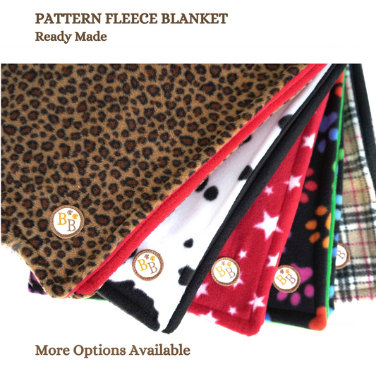 Reversible Pattern Fleece Blankets