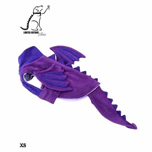 XS Limited Edition Dragon coat with wings, spikes and detachable  tail (ONLY 1 AVAILABLE)