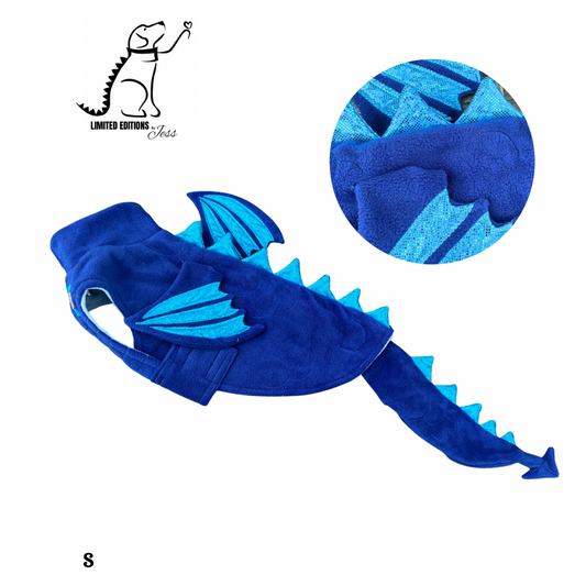 Small Limited Edition Sparkle Dragon Coat with Wings & detachable tail  (ONLY 1 AVAILABLE)
