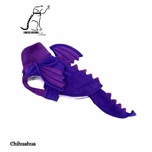 Chihuahua Limited Edition Dragon Coat with Wings & detachable tail  (ONLY 1 AVAILABLE)
