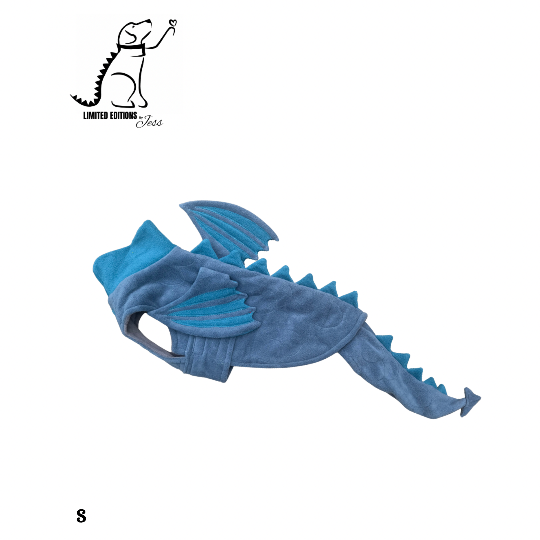 Small Limited Edition Dragon Coat with Wings and detachable tail  (ONLY 1 AVAILABLE)