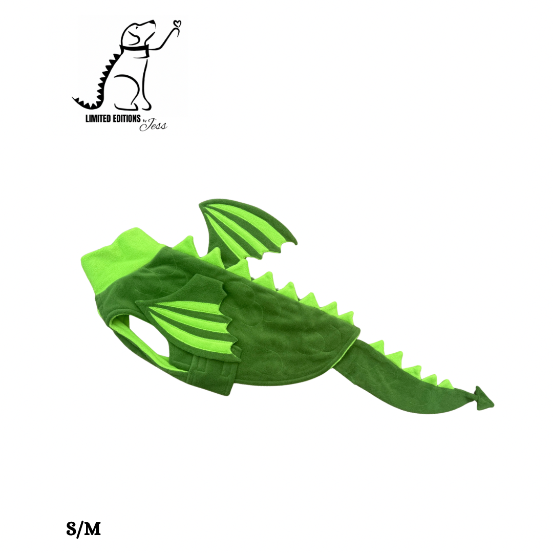 S/M Limited Edition Dragon Coat with Wings and detachable tail  (ONLY 1 AVAILABLE)