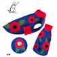 .Limited Edition Poppy coat with sparkle details ( Various sizes but only 1 of each available))
