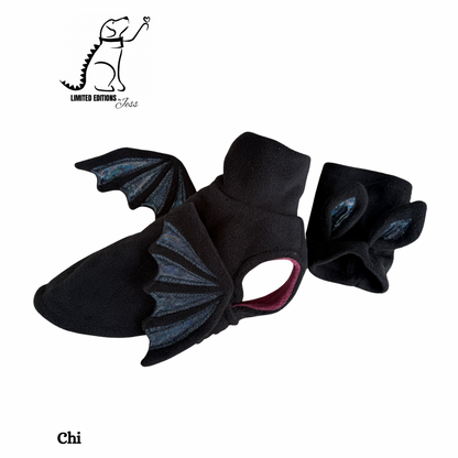 .Limited Edition Bat coat & Snood with sparkle details ( Various sizes but only 1 of each available)