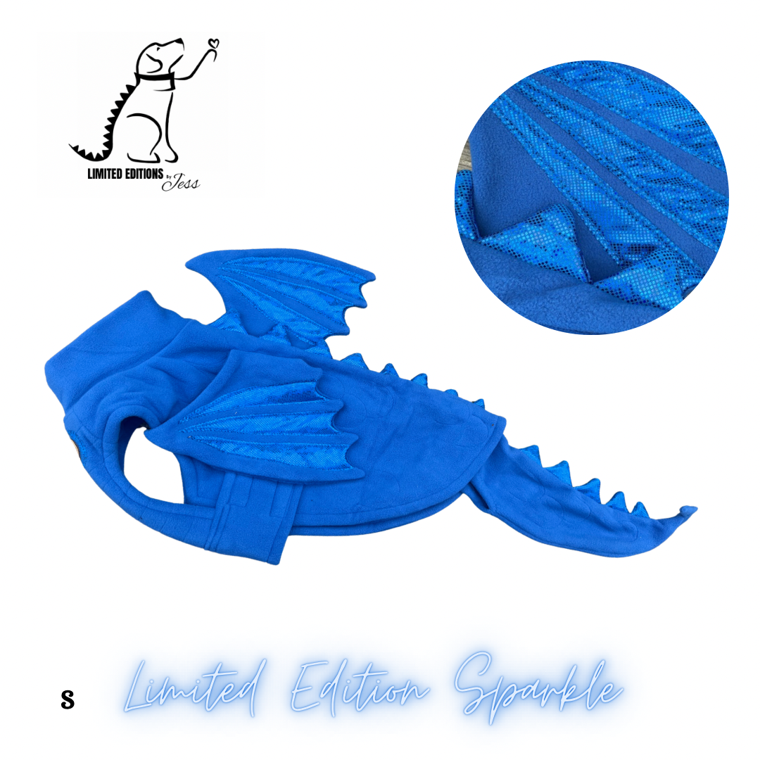 S Limited Edition Sparkly Dragon Coat with Wings & detachable tail  (ONLY 1 AVAILABLE)