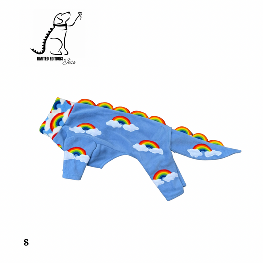 Small Limited Edition Rainbow jumper with tail accessory (ONLY 1 AVAILABLE)