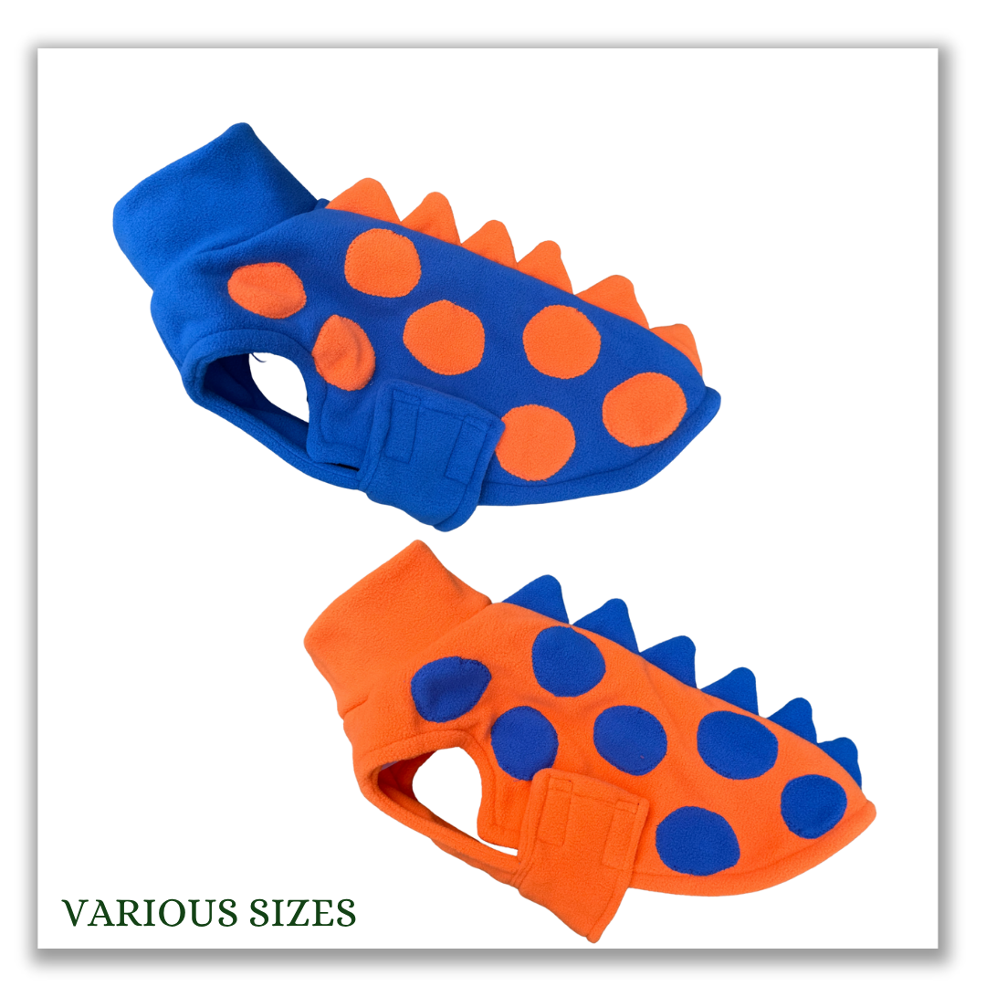 NEW Special Edition Tangerine & Cobalt  Dino coats (various sizes)