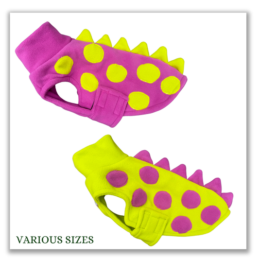 NEW Special Edition Fuchsia & Neon Dino coats (various sizes)