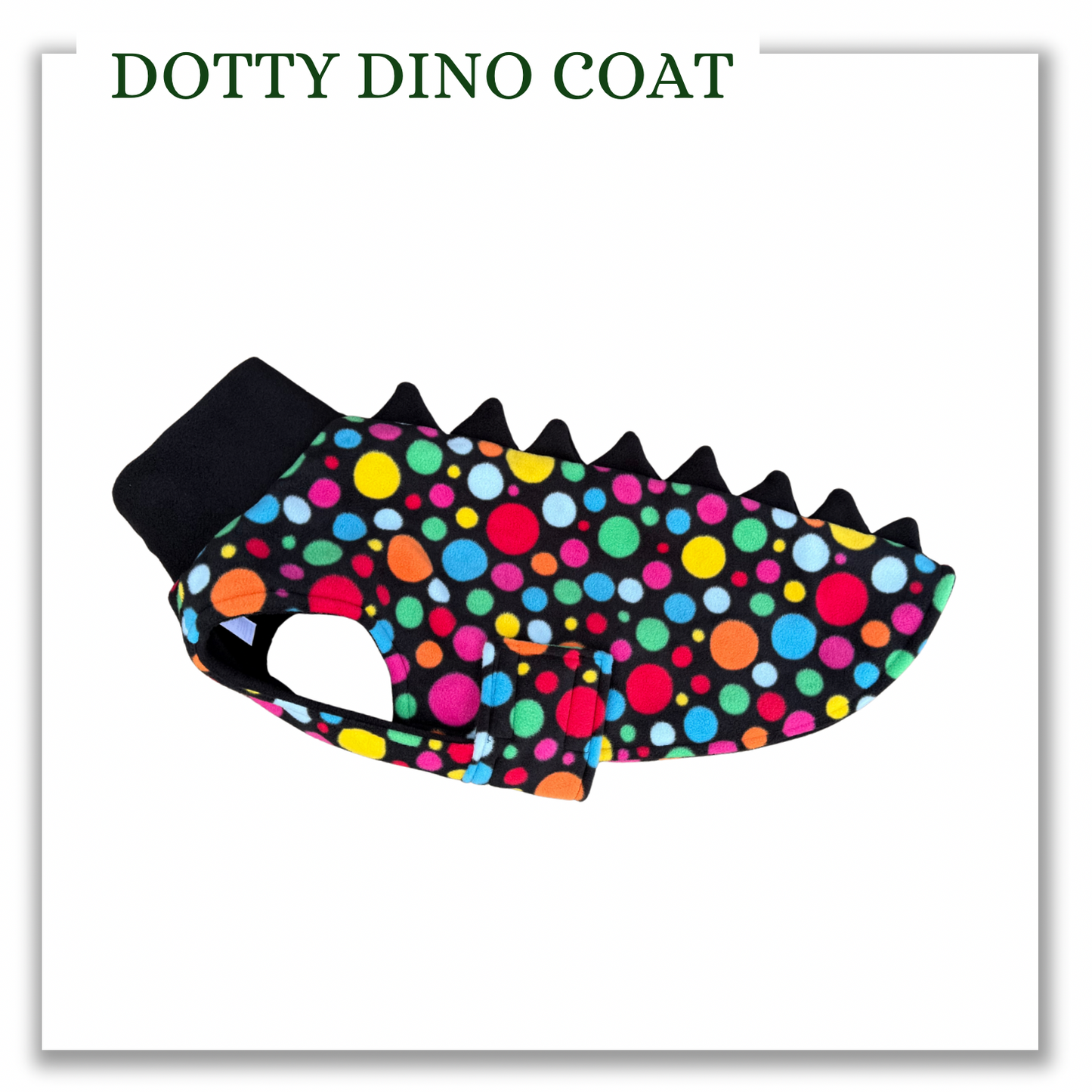 Dotty Dino Fleece Coat
