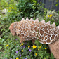 Giraffe print fleece Dino Coat