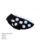 Bespoke size Dino Coat with Black with white spots and spikes