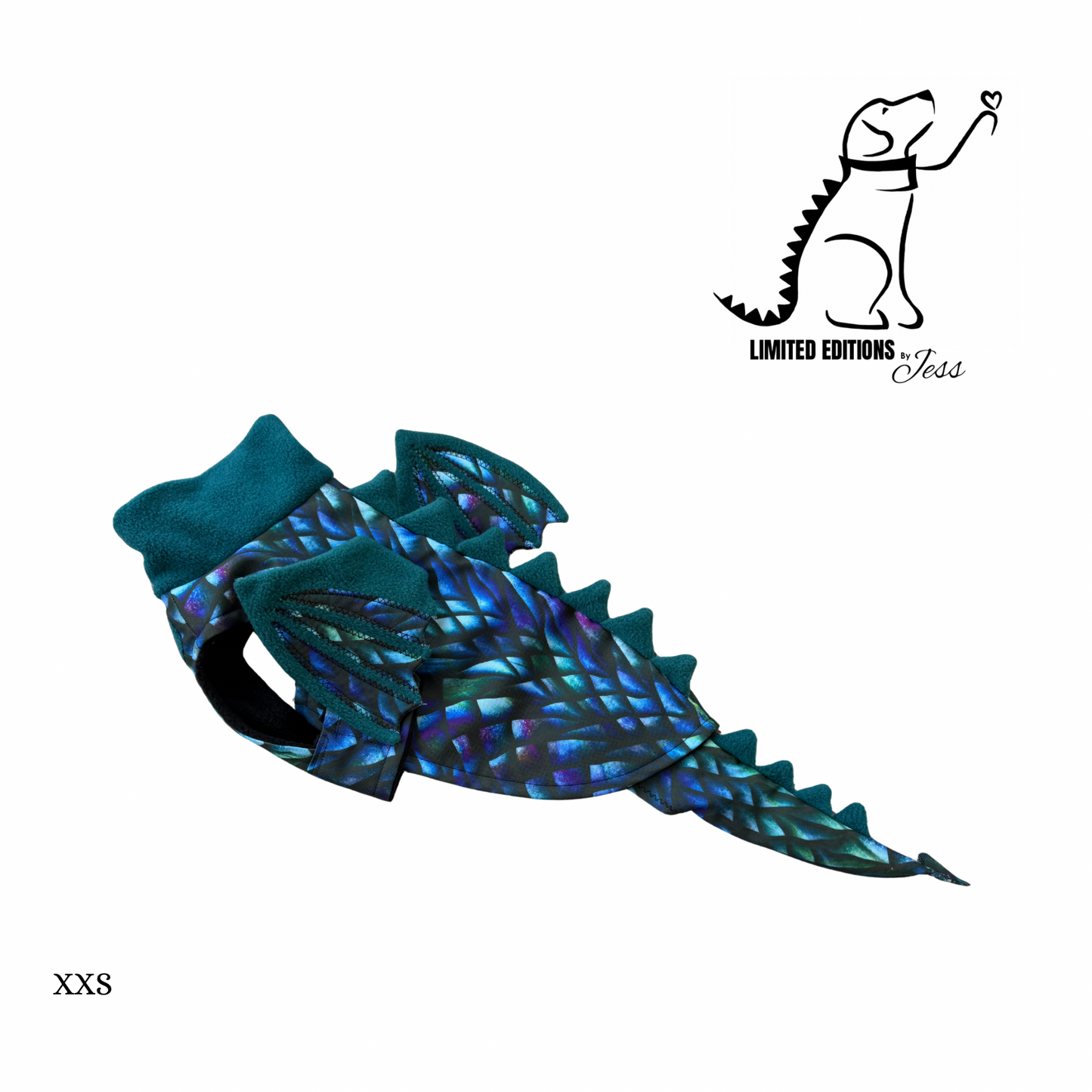 XXS Limited Edition Waterproof Dragon Scale Coat (ONLY 1 AVAILABLE)