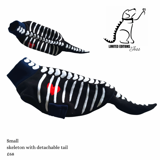 Small Limited Edition Skeleton Coat with detachable tail (ONLY 1 AVAILABLE)