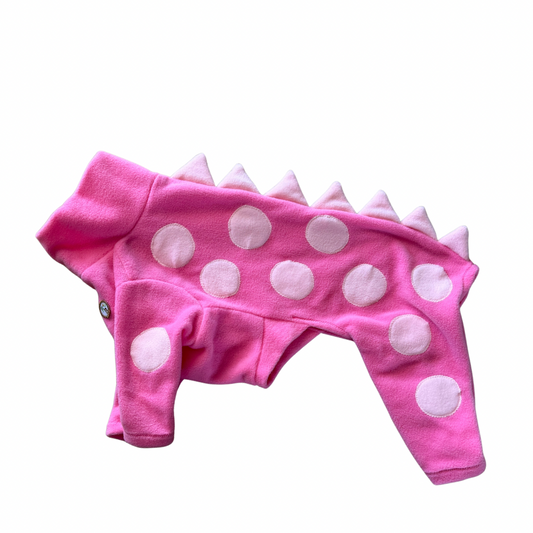 S/M candy Pink with pale pink Spots & Spikes Jumper