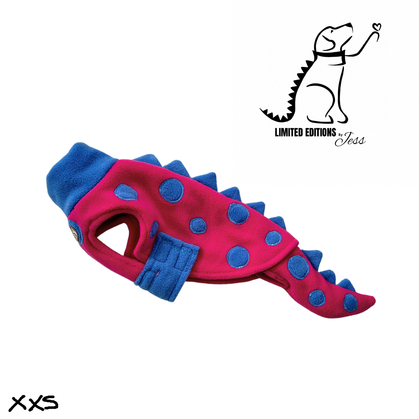 XXS Limited Edition Dino Coat with detachable tail (ONLY 1 AVAILABLE)