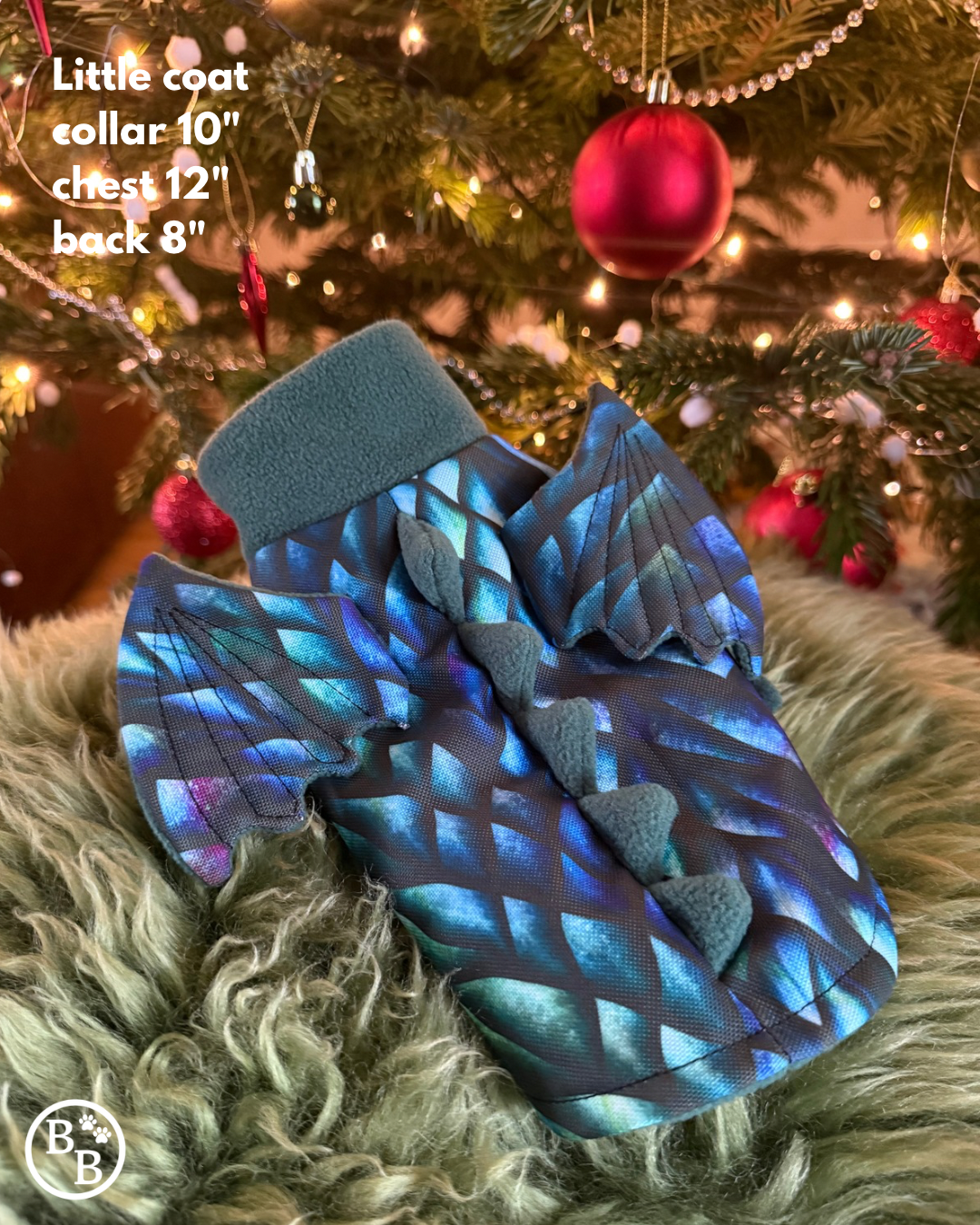 NEW TINY Limited Edition Waterproof Dragon Scale Coat (ONLY 1 AVAILABLE)