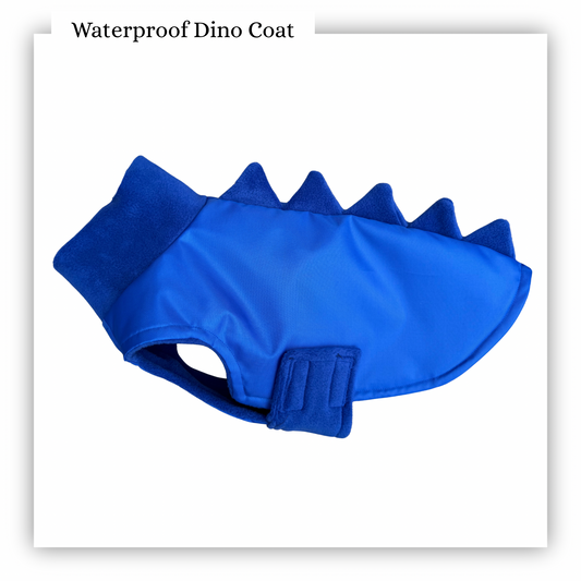 Waterproof Dino coat Royal Blue