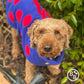 Barker and Browns Bespoke made to measure original Dinosaur dog coat