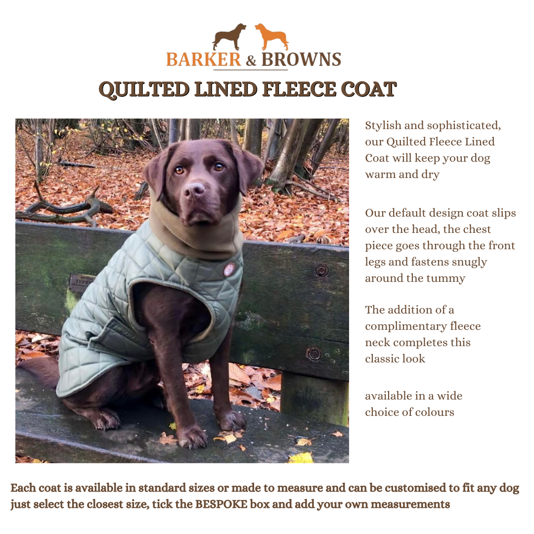 Quilted Fleece Lined Coat